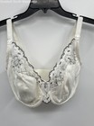 Mia White With Black Lace Accents Bra - Size 38H — photo 1