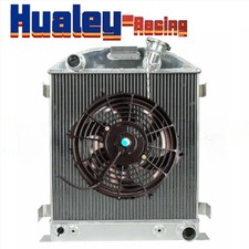 Aluminum Radiator Fan For 1932 Ford Hot Rod Wchevy 350 V8 Chopped Model 18 At