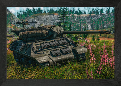 M10 Achilles Panzer Gerahmtes Wandbild Poster Leinwanddruck Bild