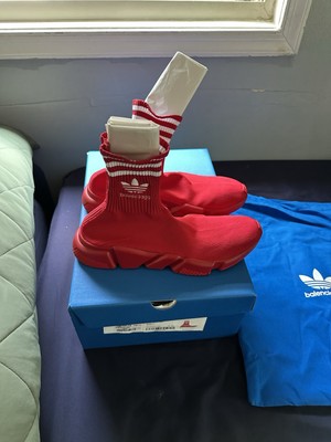 Balenciaga X Adidas Speed Trainer Men Red Size 44