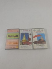 Vintage Thai Classical Music Cassette Tapes Lot of 3 Saw Sam-Sai Ja-Kae Thailand