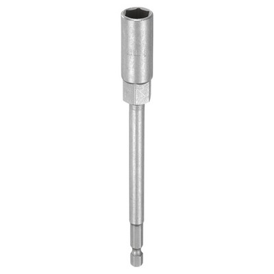Nut Driver Drill Bit 11mm Socket 1/4'' Hex Shank 6'' Extra Long Setter