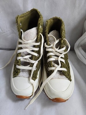 Size 6.5 - Converse Run Star Hike High Top Green Sneakers
