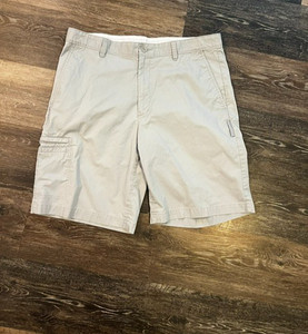 Men's Greg Normal Five Iron Golf Shorts, Size 36, Khaki, Pockets, Ex Cond!