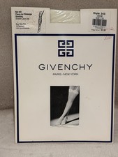 Vintage Givenchy Ivory Stockings Size C/D