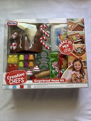 Little Tikes Creative Chefs Gingerbread House Kit with 22 Accessories Ages 3+