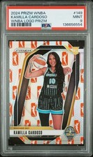 💎 2024 Prizm WNBA Kamilla Cardoso WNBA Logo Prizm Rookie #149 PSA 9 MINT
