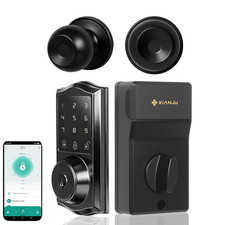 Keypad Deadbolt and Door Knob Set, Keyless Entry, App Control, Electronic Touch