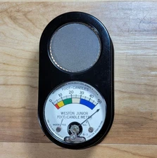 Weston Junior Light Meter Model 703 Foot Candle with Box Made in USA