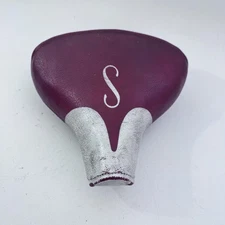 Vintage Schwinn Approved Mesinger Cruiser Spring Saddle Seat Red White USA BB1