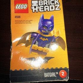 LEGO BRICK HEADZ 41586 BATGIRL DC COMICS COMPLETE WITH MANUAL BATMAN RETIRED