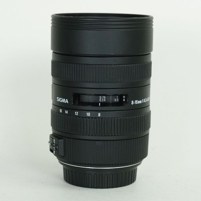 Sigma 8-16mm F4.5-5.6 DC HSM Lens for Canon EF, Ultra Wide-Angle