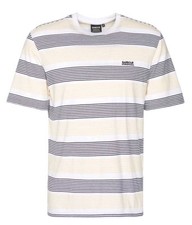 Image of BARBOUR Mens Putney Striped T-Shirt Size Large Casual Collection 
