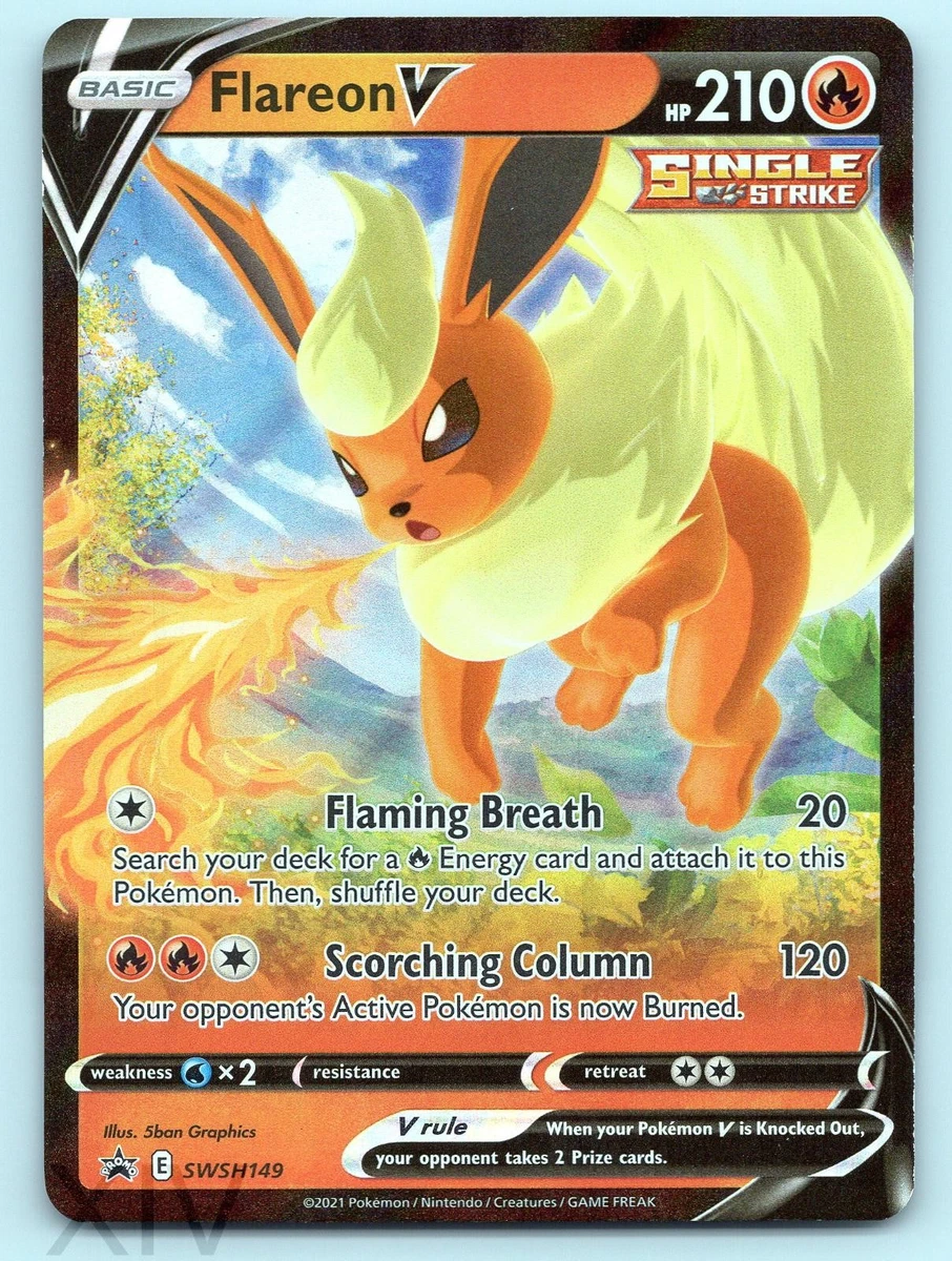 Flareon V SWSH149 Prize Pack Series Cards for sale | eBay