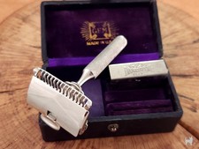 GEM 1912 Damaskeene VTG Single Edge Safety Razor