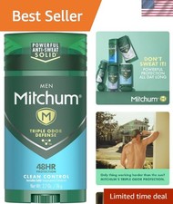 Triple Odor Defense Men's Antiperspirant Stick - Invisible Solid, 2.7 Oz