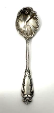 Holmes & Edwards Marina Sterling Inlaid Silverplate 6 ” Sugar Shell Spoon