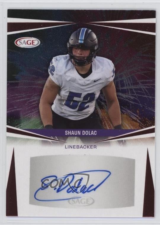 2025 SAGE High Series Red Shaun Dolac #A-SD Auto 4g8