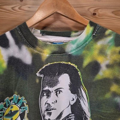 VTG WWF WWE Tatanka AOP T Shirt Men XL 1992 Native American Indian 