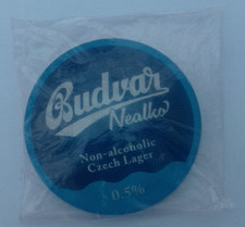 Budvar Domed Acrylic Keg Pump Badge: Nealko Non-Alcoholic Czech Lager (PC0414)