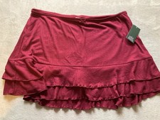 Wild Fable Maroon Skirt Skort Built In Shorts Womens Size L New With Tags