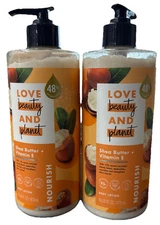 Love Beauty And Planet Moisturizing Shea Butter Vitamin E Lotion - 2 Pack - 16oz