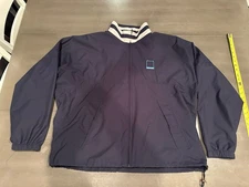 Cutter & Buck Windblock Full Zip Jacket Weathertec Navy Blue XXL