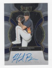 2023 SELECT BASEBALL SIGNATURES HUNTER BROWN HOUSTON ASTROS AUTOGRAPH