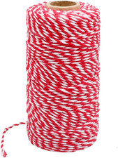 Red White Gift Twine String Holiday Twine 328 Feet Cotton Bakers Twine Crafts Ch