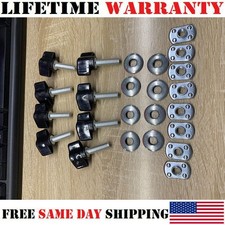 Universal Easy On Off Hard Top Fasteners Nuts Bolts Set For Jeep Wrangler Yj