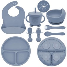 Silicone Baby Feeding Set  Baby Weaning Supplies Includes Suction Bowls and ...