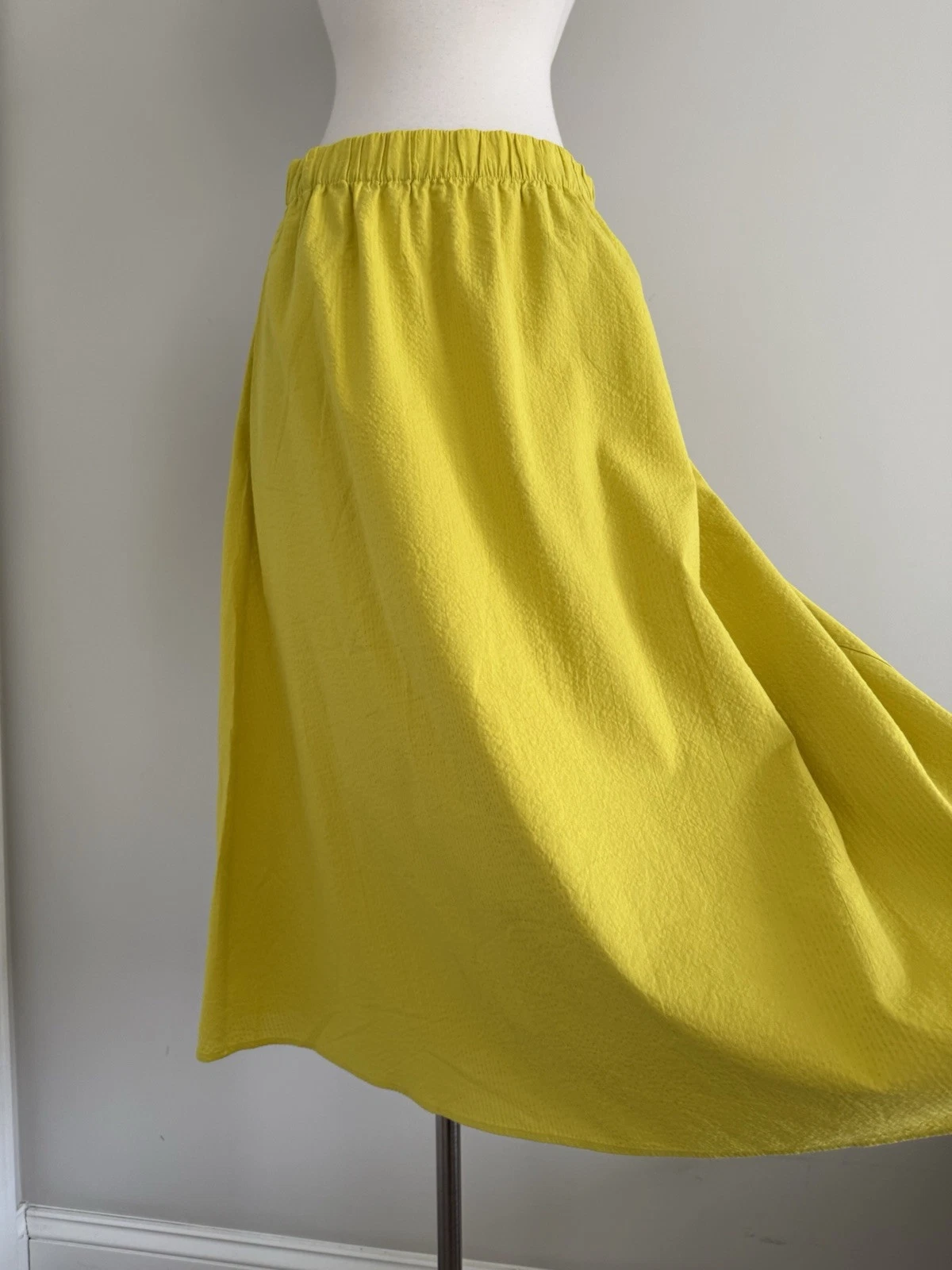 NEW EILEEN FISHER 100% ORGANIC COTTON ELASTIC WAIST RIPPLE POCKETS SKIRT SZ S/P
Opens in a new windo