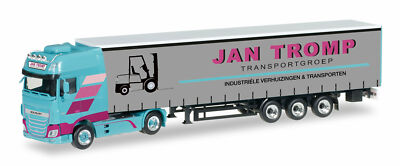 Herpa 306607 1/87 DAF XF SSC Euro 6 Gardinenplanen-Sattelzug ''Jan Tromp'' (NL)