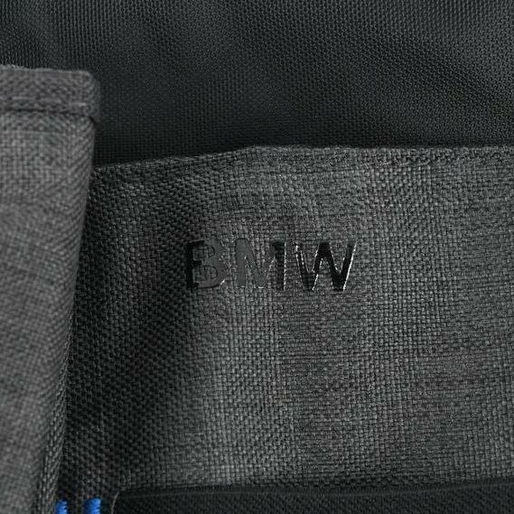 BMW Genuine Seat Back Storage Pocket Blue / Black 52122406212 for