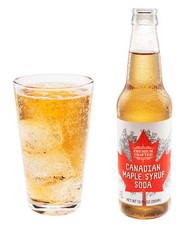 Soda de jarabe de arce canadiense