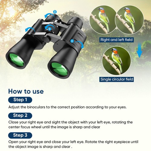 180x100 HD Military Zoom Powerful Binoculars Day/Low Night Optics & - Picture 4 of 14