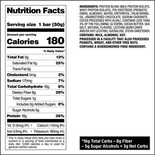 Quest Dipped Protein Bars, Low Sugar, High Protein, Chocolate Chip Cookie Dough - Picture 8 of 9