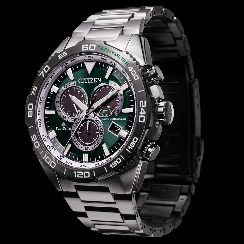 CITIZEN PROMASTER LAND CB5034-91W Eco-Drive Radio Solar Watch