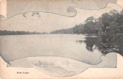 #ad North Water Gap Pennsylvania Echo Lake Scenic View Vintage Postcard AA16776 $10.75
