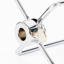 Spießgabel Grillspieß Rotisserie BBQ Braten Fleischklammer Eisen Galvanik 4x