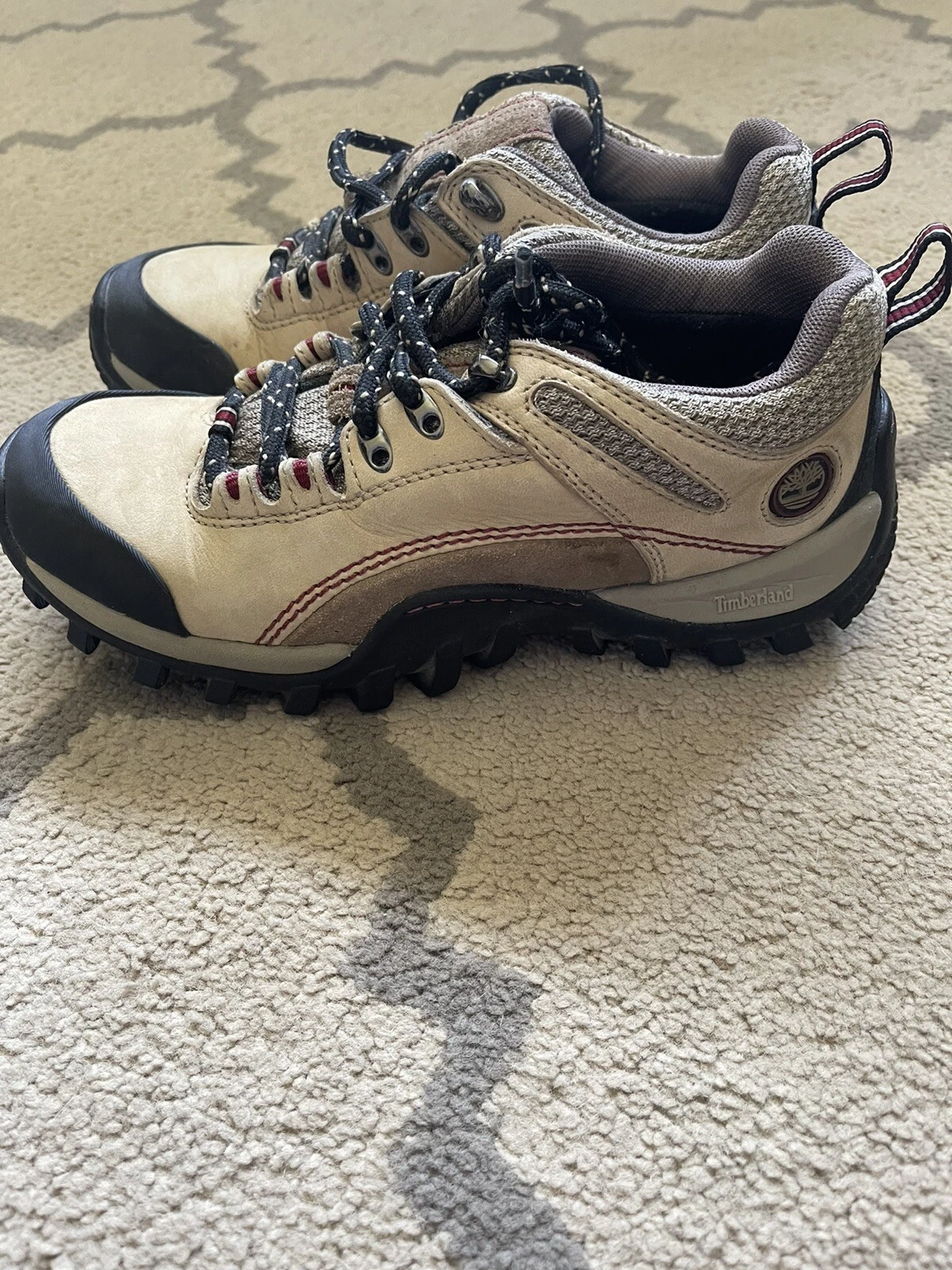 Timberland Womens Size 6M Hiking Camp Trail Low Boots, Used Great Condition