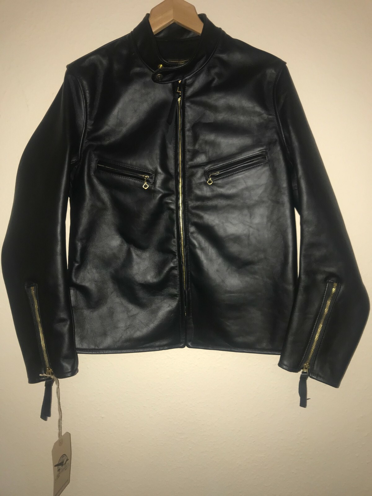 Board Racer leather jacket Size 