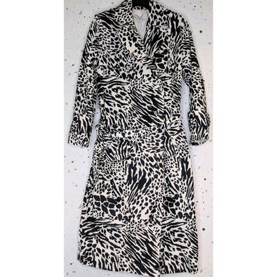 Sergio Hudson x Target Animal Print Trench Coat NWT Size XS