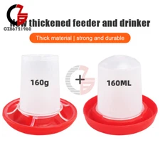 160G Feeder / 160ML Drinker Chicken/Poultry/Chick/Hen Food And Water Accessories