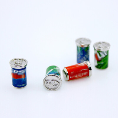 5PC Dollhouse Miniature 1/12 Scale Soda Can Drinks Kitchen Food Accessory Bar