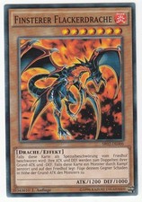 YU-GI-OH Finsterer Flackerdrache Common SR02-DE006 Neu