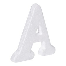 Foam Letters a Letter EPS White Polystyrene Letter Foam 100mm/4 Inch