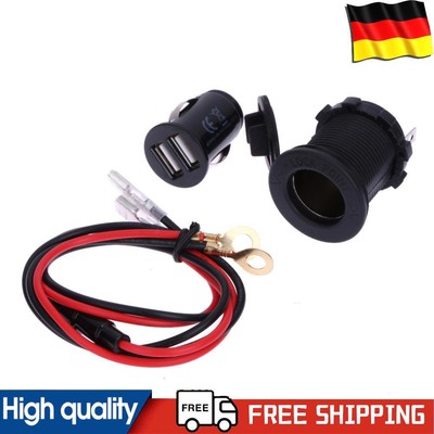 Dual USB Car Charger 12V Waterproof Mini Phone Charger for Smartphone MP3 Camera