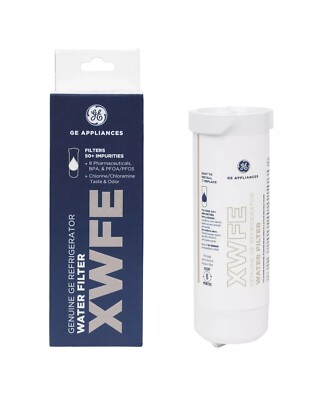 GE  XWFE  Refrigerator Water Filter, Genuine Replacement Filter, Certified to