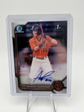Anthony Rodriguez 1st Bowman Autograph Topps 2022 Bowman Baseball